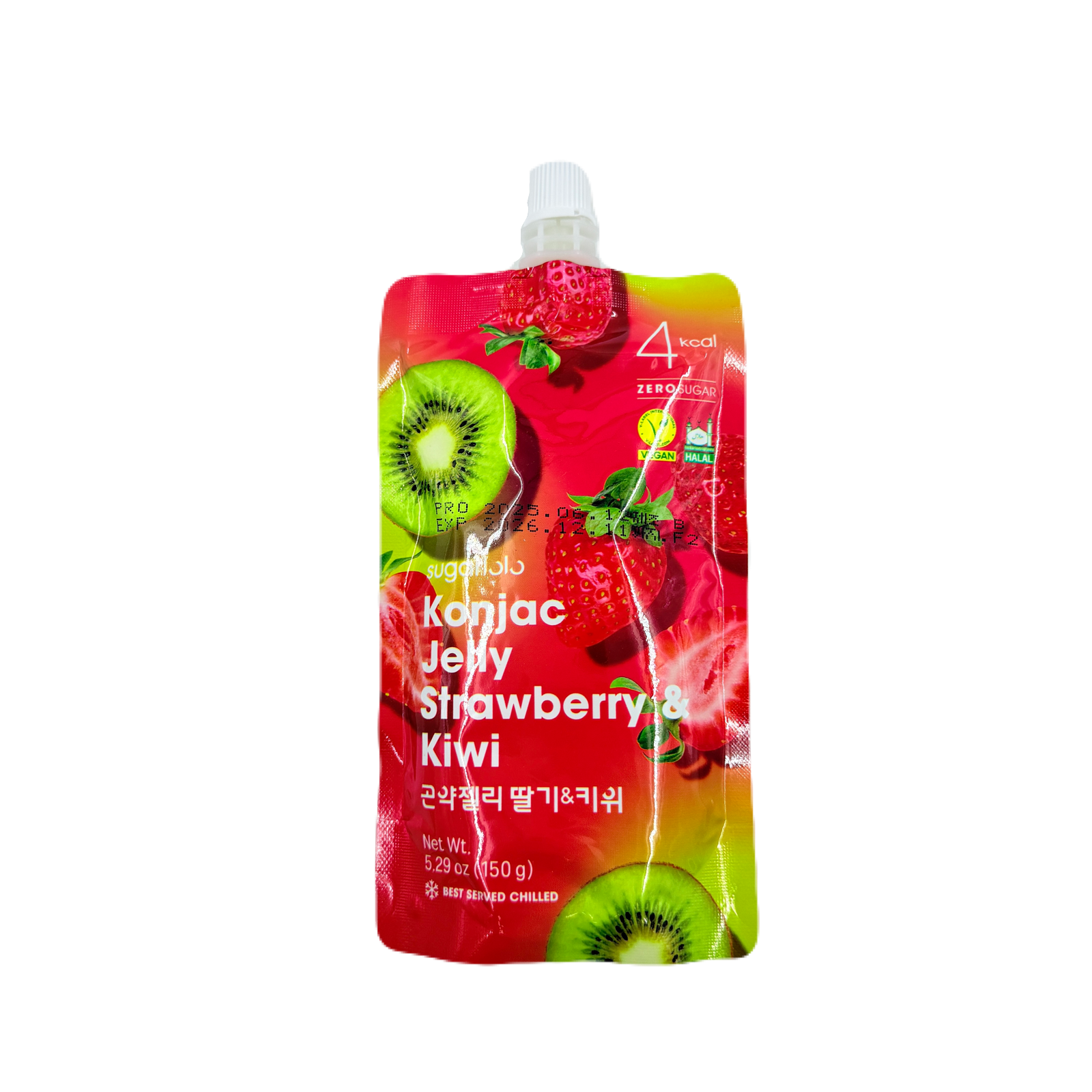 KONJAC JELLY STRAWBERRY & KIWI(150G*10)*4 곤약젤리 딸기 & 키위